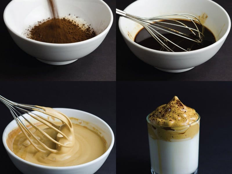 como hacer cafe dalgona