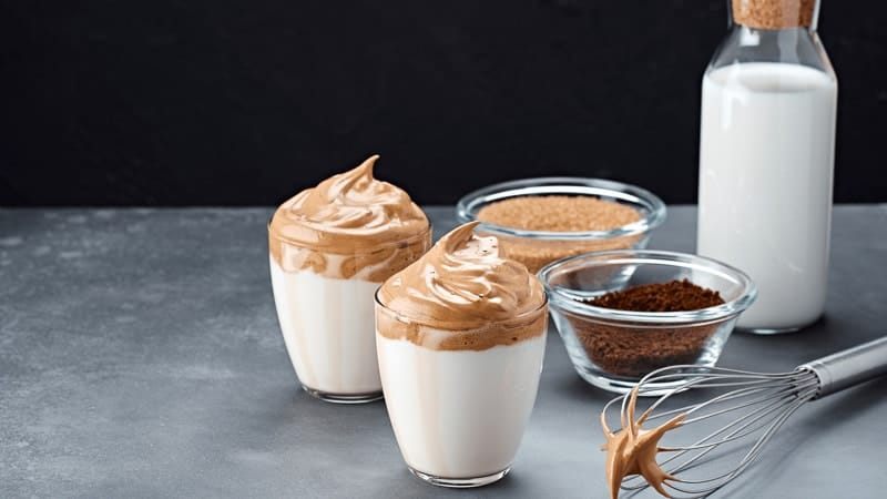 como hacer cafe dalgona