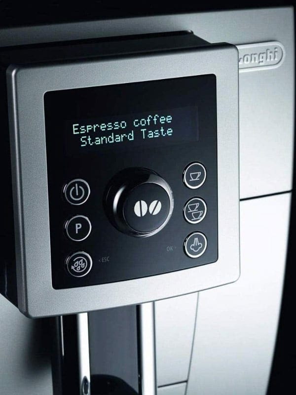 panel control cafetera automatica