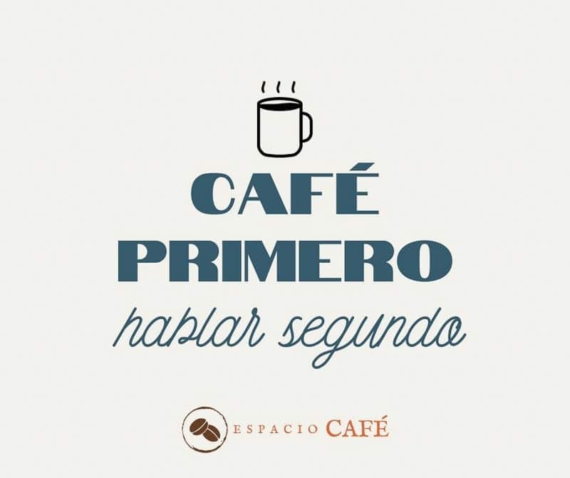 buenos dias con cafe